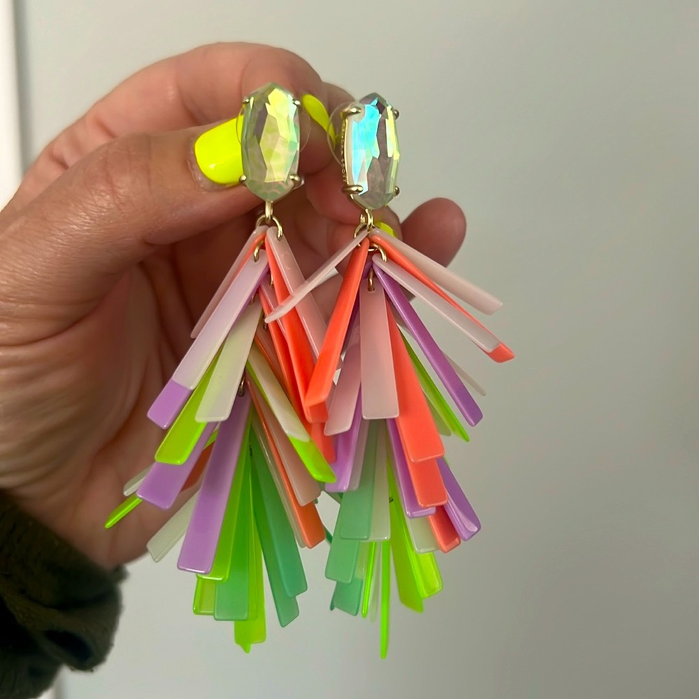 Kendra Scott earrings.